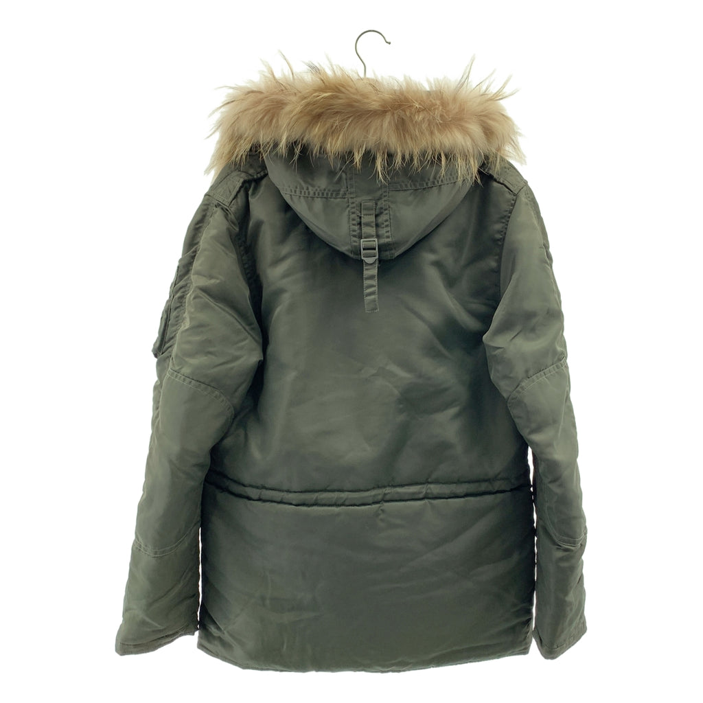 AVIREX / 아빌렉스 | 라쿤퍼 포함 N-3B 타이트 실루엣 밀리터리 플라이트 재킷 | M |