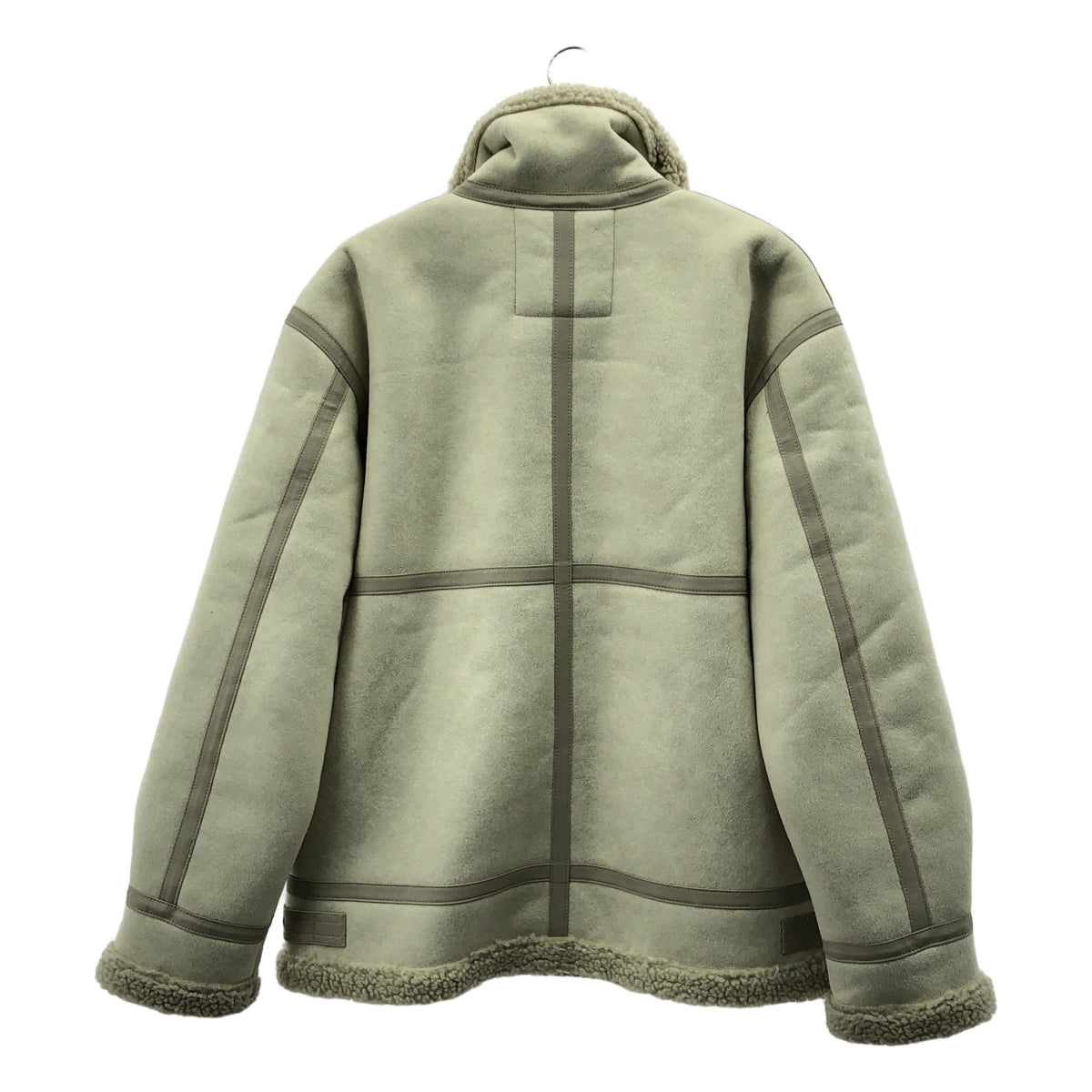 ALPHA INDUSTRIES / アルファインダストリーズ | 2024AW | B-3 フェイクムートン ジャケット | XL | オフホワイト / グレージュ | メンズ
