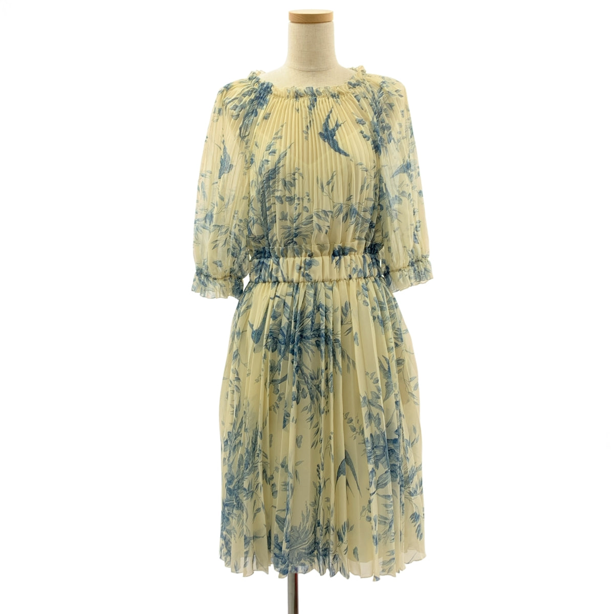 RED VALENTINO / レッドヴァレンティノ | モスリン プリーツシフォン