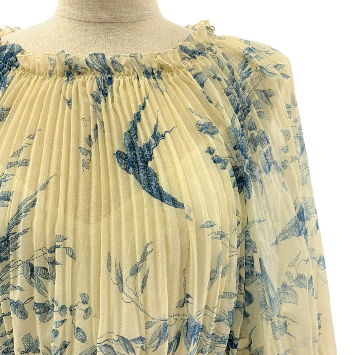 RED VALENTINO / レッドヴァレンティノ | モスリン プリーツシフォン