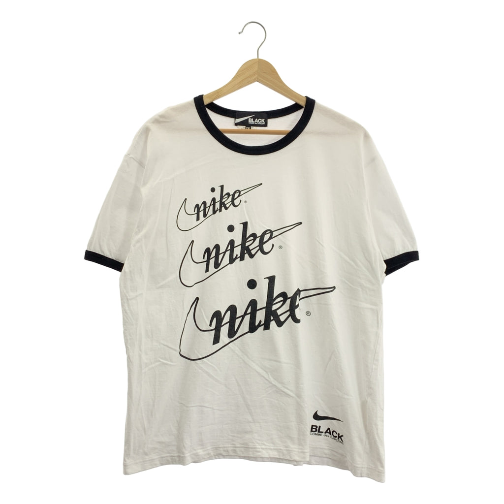BLACK COMME des GARCONS / ブラックコムデギャルソン | 2020AW | ×NIKE / コットン ロゴ Tシャツ | XXL | メンズ