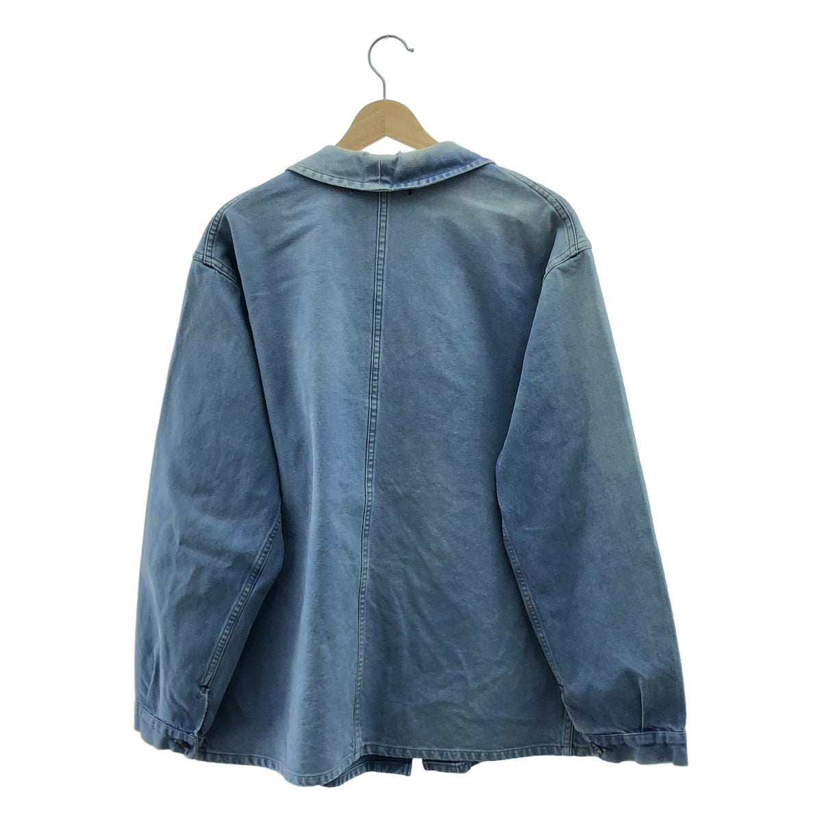 EURO VINTAGE / ユーロヴィンテージ | 推定60s～ ヴィンテージ / LE MONT SAINT MARTIN ル・モンサンマルタン / フレンチワーク ツイル ジャケット | ブルー | メンズ