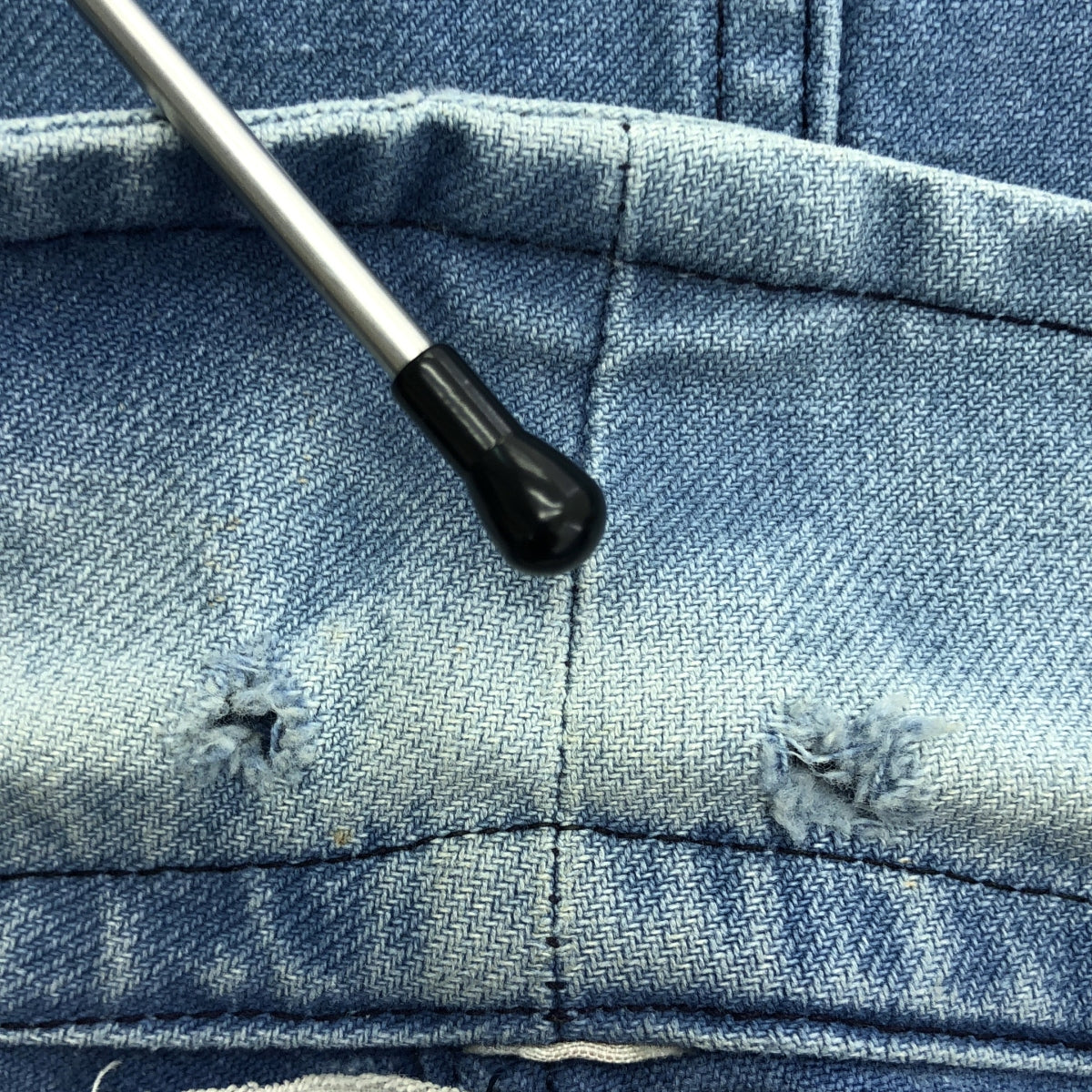 EURO VINTAGE / ユーロヴィンテージ | 推定60s～ ヴィンテージ / LE MONT SAINT MARTIN ル・モンサンマルタン / フレンチワーク ツイル ジャケット | ブルー | メンズ