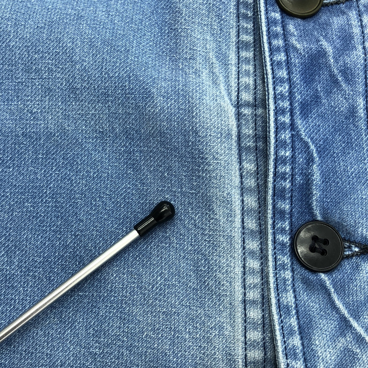 EURO VINTAGE / ユーロヴィンテージ | 推定60s～ ヴィンテージ / LE MONT SAINT MARTIN ル・モンサンマルタン / フレンチワーク ツイル ジャケット | ブルー | メンズ