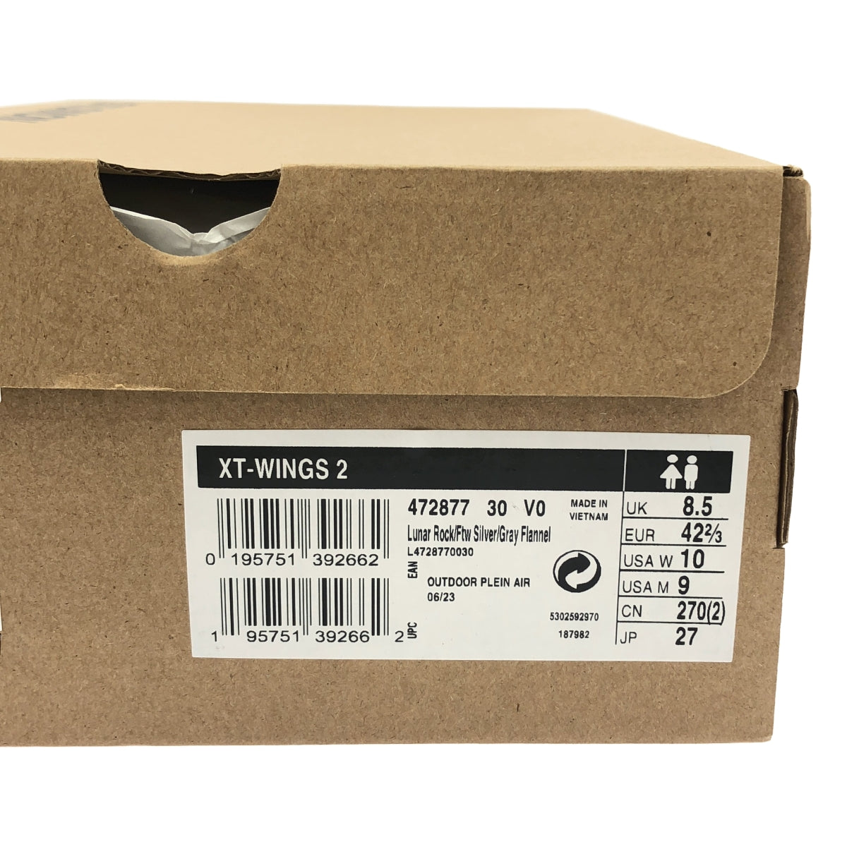 SALOMON | 2023 春夏 | SOPHNET。獨家 XT-WINGS 2 越野跑鞋 | 尺寸 27 | 男款