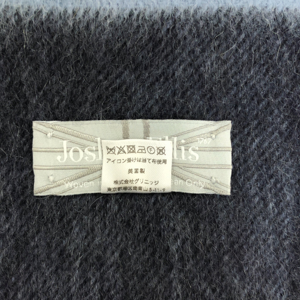 JOSHUA ELLIS / Joshua Ellis | 羊絨格紋大流蘇披肩/圍巾 |