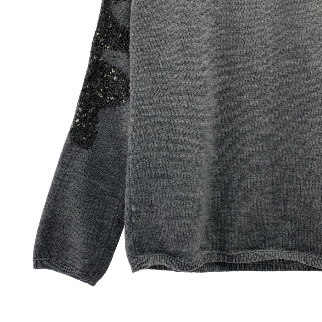 COMME des GARCONS SHIRT / 콤데 갤슨 셔츠 | 슬리브 디자인 크루 넥 니트 | S | 남성