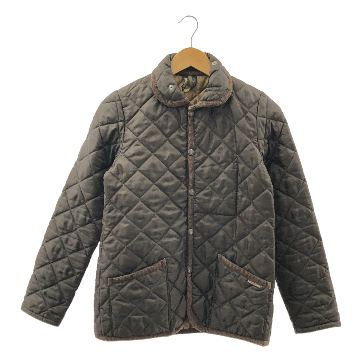 LAVENHAM / 라벤햄 | 퀼팅 라운드 컬러 재킷 | 38 | 브라운 | 여성