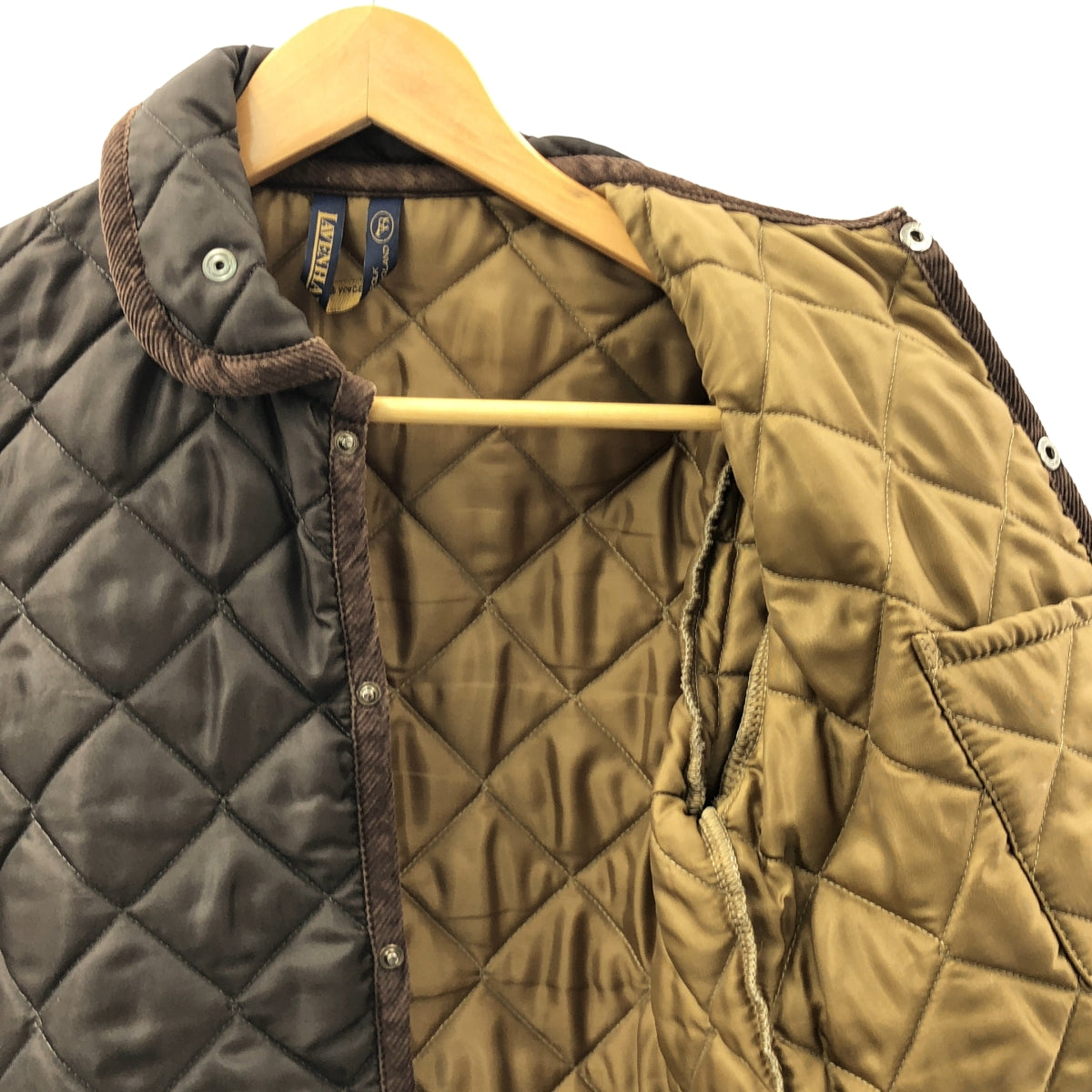 LAVENHAM / 라벤햄 | 퀼팅 라운드 컬러 재킷 | 38 | 브라운 | 여성