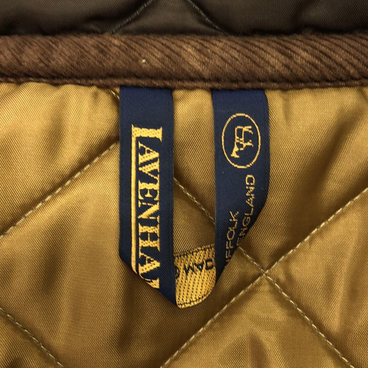 LAVENHAM 絎縫圓領夾克 | 尺寸 38 | 棕色 | 女款