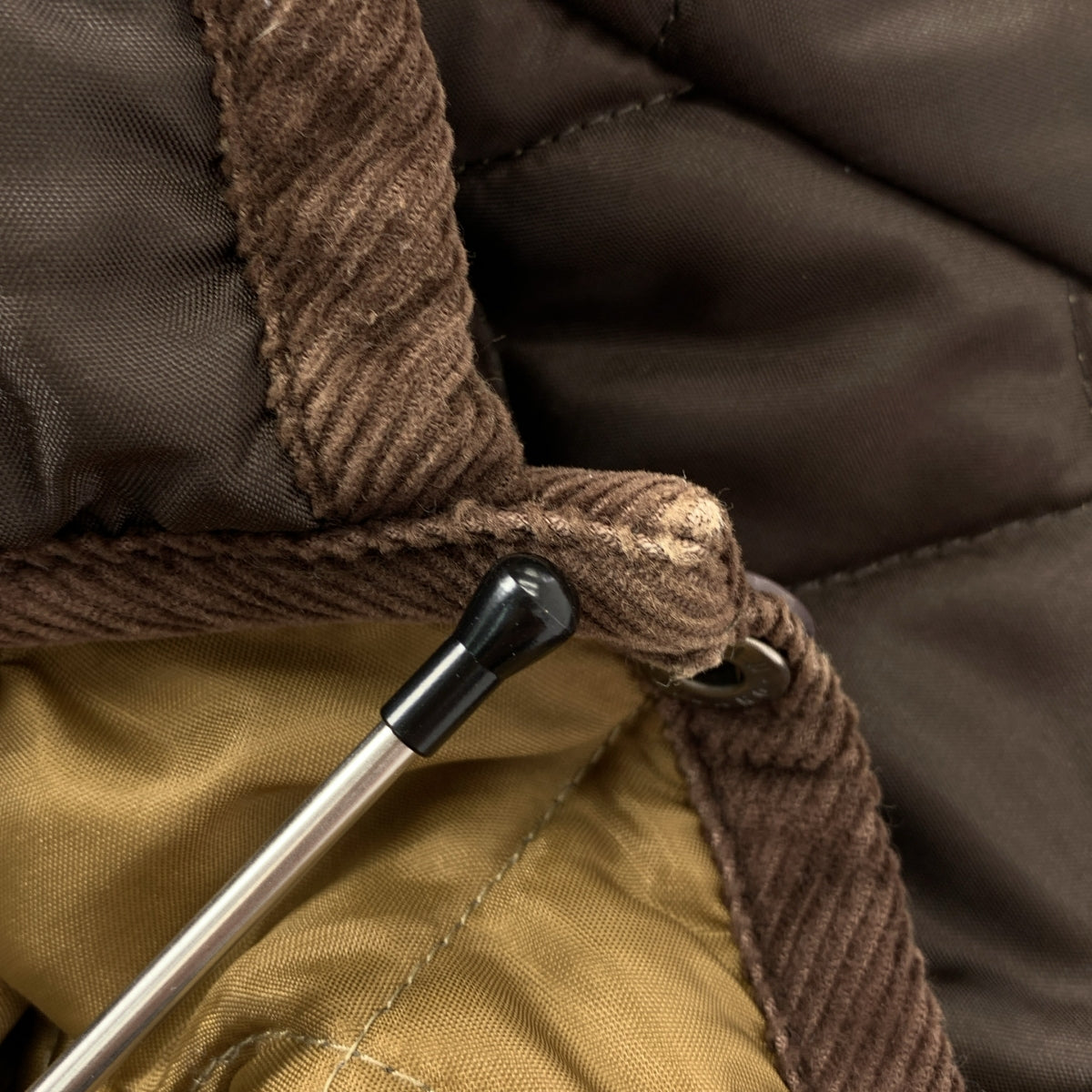 LAVENHAM 絎縫圓領夾克 | 尺寸 38 | 棕色 | 女款