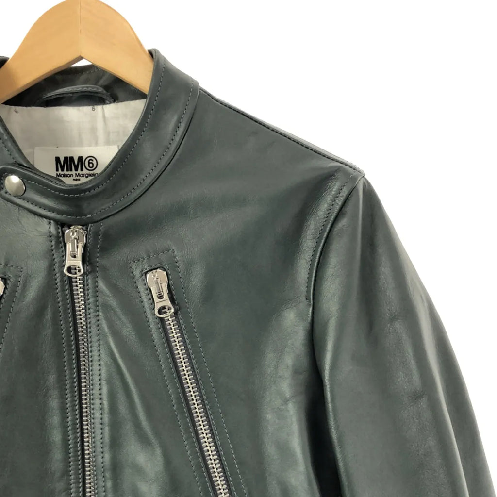 MM6 エムエム6 メゾン マルジェラ 八の字 ダメージ加工 ライダース L Maison Margiela ライダース MAISON MARGIELA 八の字ライダース