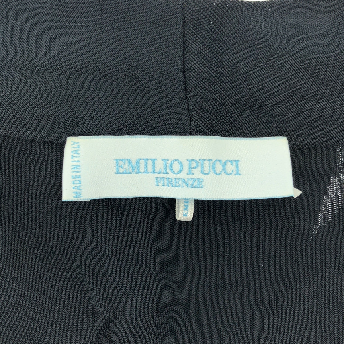 EMILIO PUCCI / エミリオプッチ | レーヨン ビジュー装飾 ドレス ワンピース | 38 | ブラック | レディース