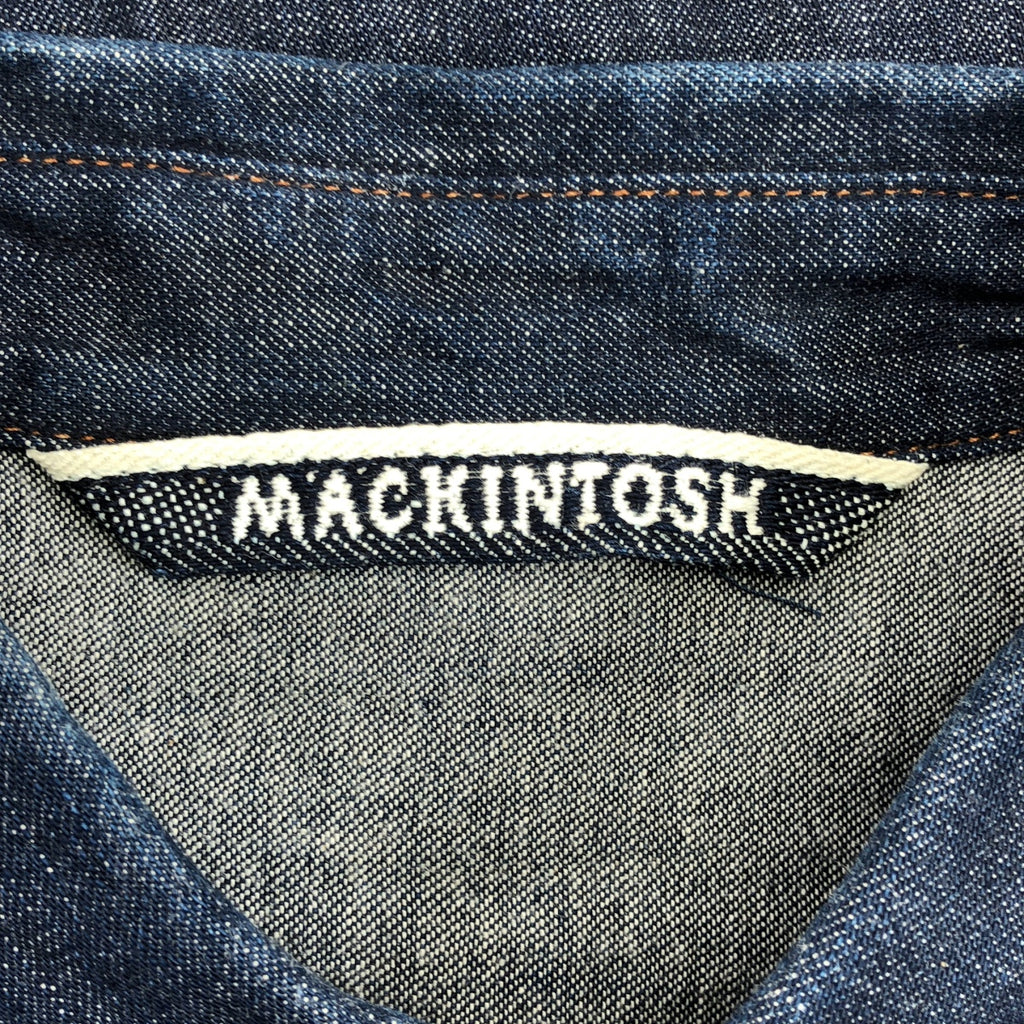 MACKINTOSH / マッキントッシュ | ロゴ刺しゅう デニムシャツ | L | メンズ