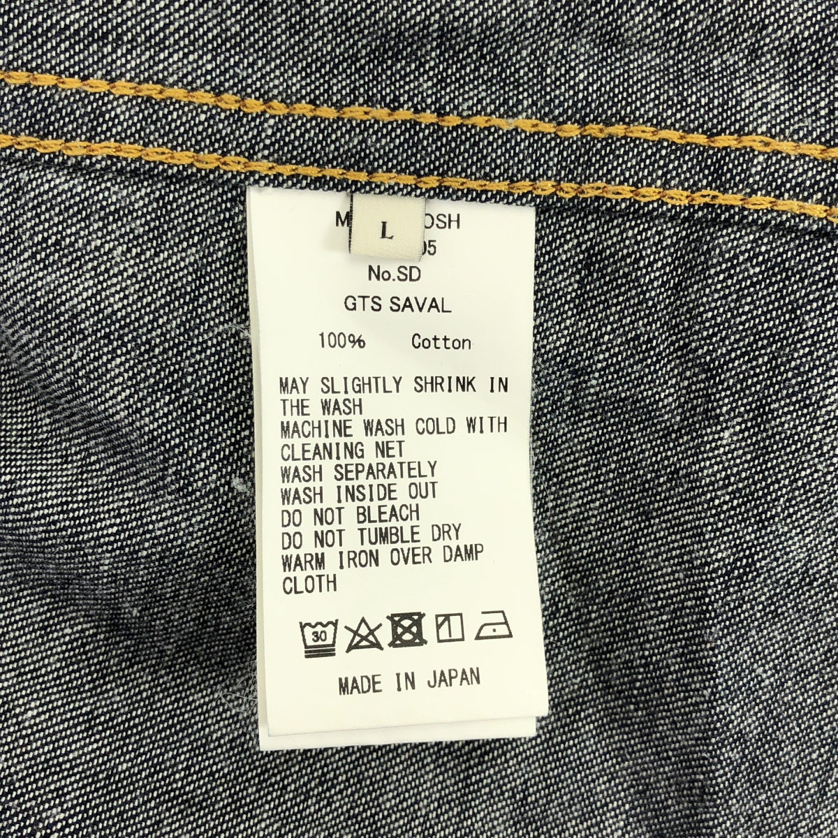 MACKINTOSH / マッキントッシュ | ロゴ刺しゅう デニムシャツ | L | メンズ