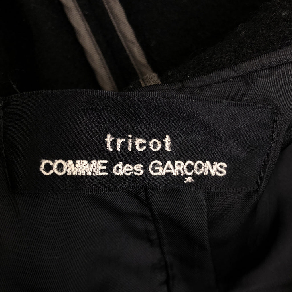 tricot COMME des GARCONS / トリココムデギャルソン | 1992 | ウール シングル オーバーコート フーディ |
