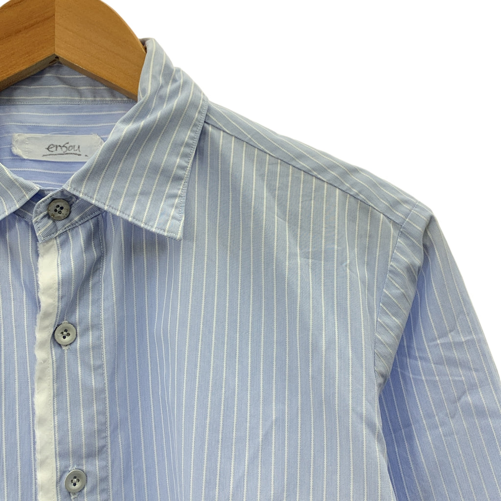 ensou / エンソウ | Etude #005 コットン ストライプ メタルボタンシャツ | M | メンズ