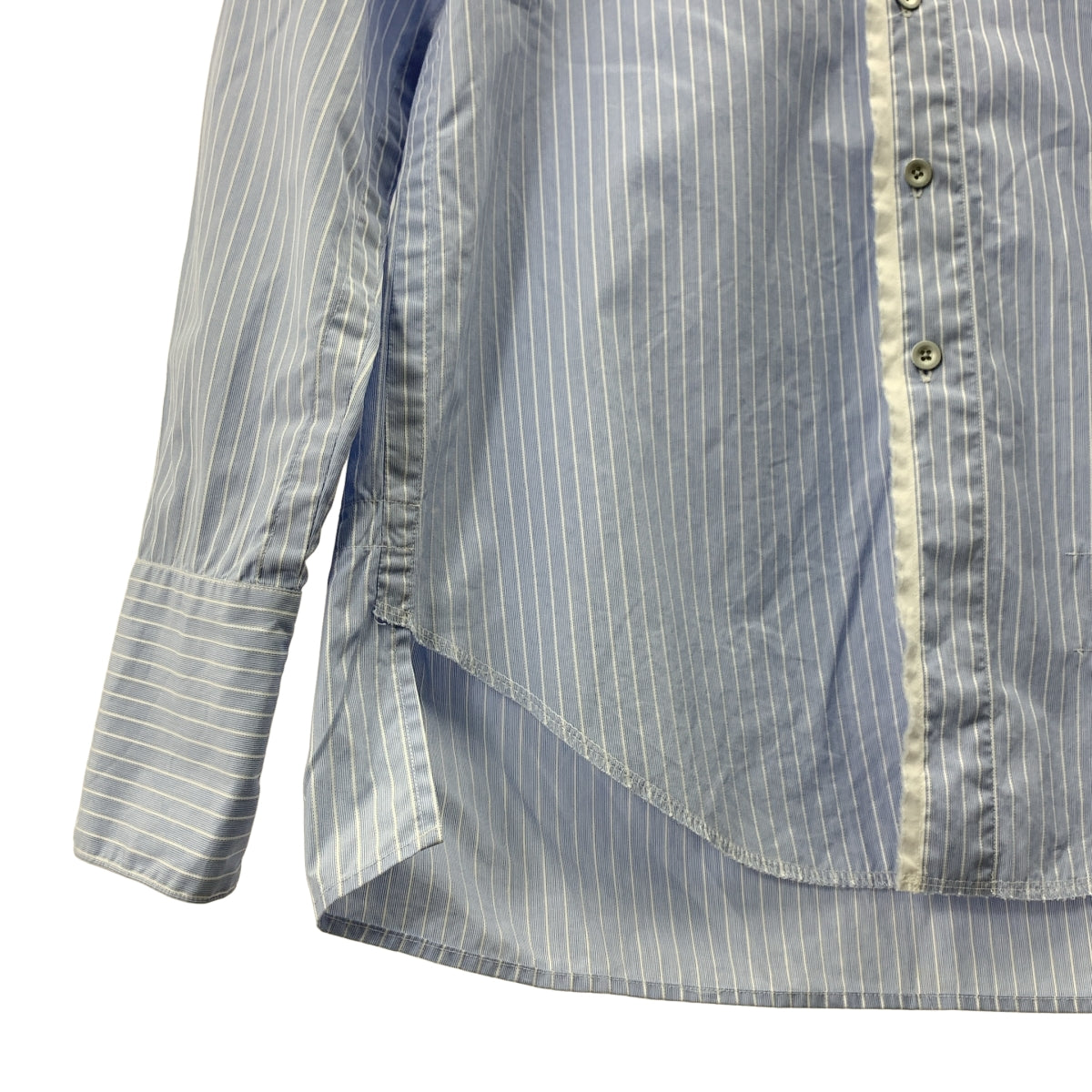 ensou / エンソウ | Etude #005 コットン ストライプ メタルボタンシャツ | M | メンズ