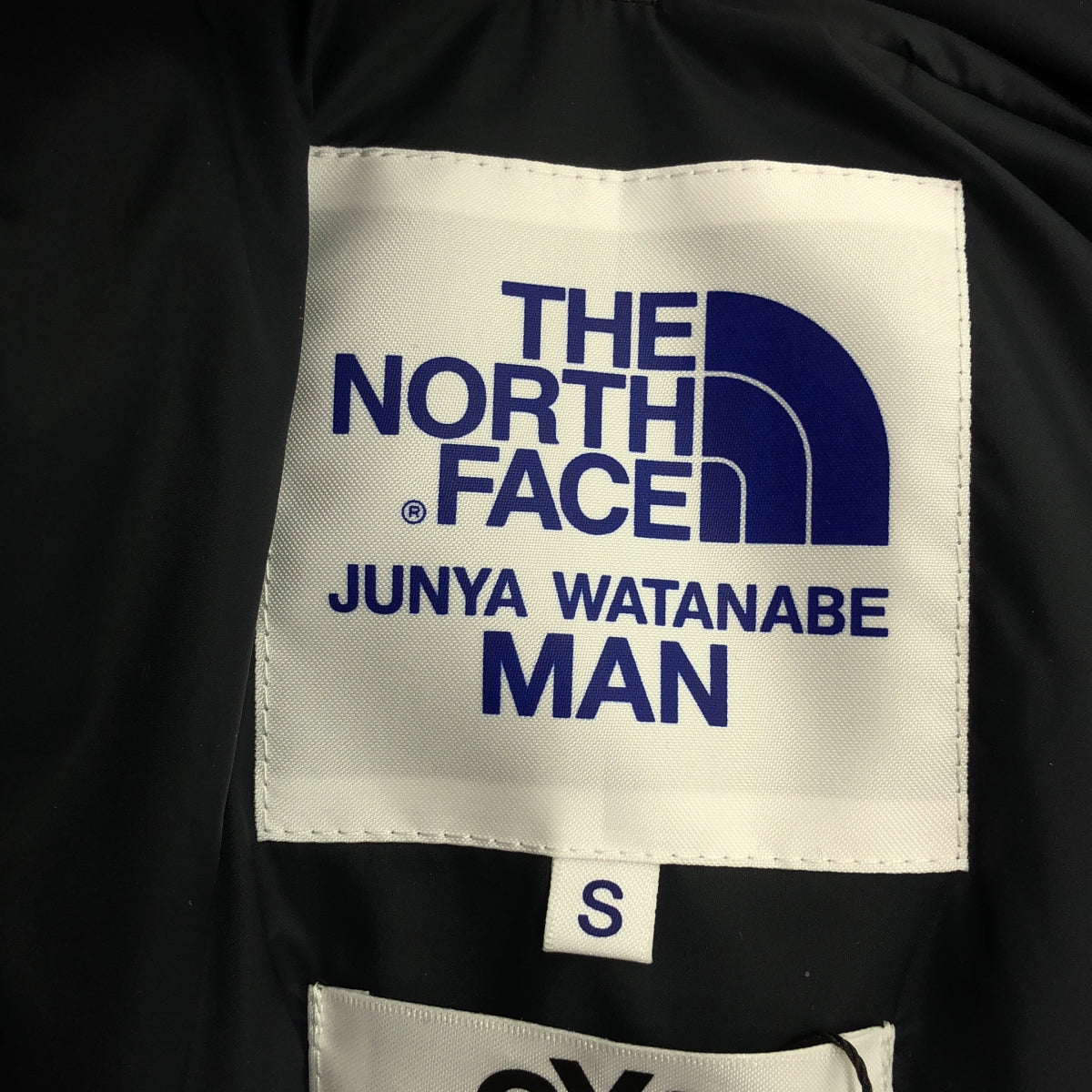 【美品】  eye JUNYA WATANABE COMME des GARCONS MAN / アイジュンヤワタナベ マン | 2023AW | × THE NORTH FACE ナイロンタフタ層ラミネート / ウールエステルチェック / ナイロンオックス ジャケット | S | ブラック | メンズ