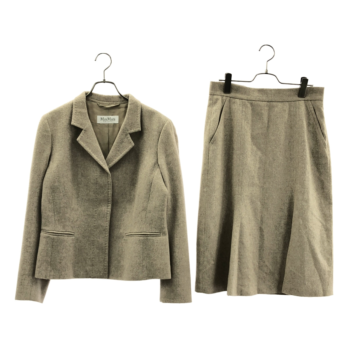 Max Mara / 맥스 마라 | 설정 / 울 3B 테일러드 재킷 스커트 | 44 | 여성