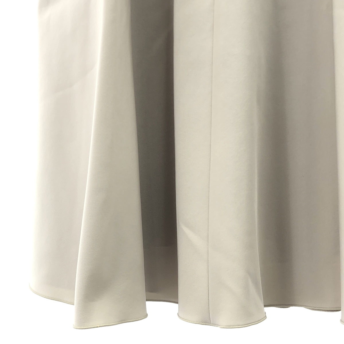 【美品】  FOXEY NEW YORK / フォクシーニューヨーク | ノースリーブ トリアセテート ワンピース | 40 | グレージュ | レディース