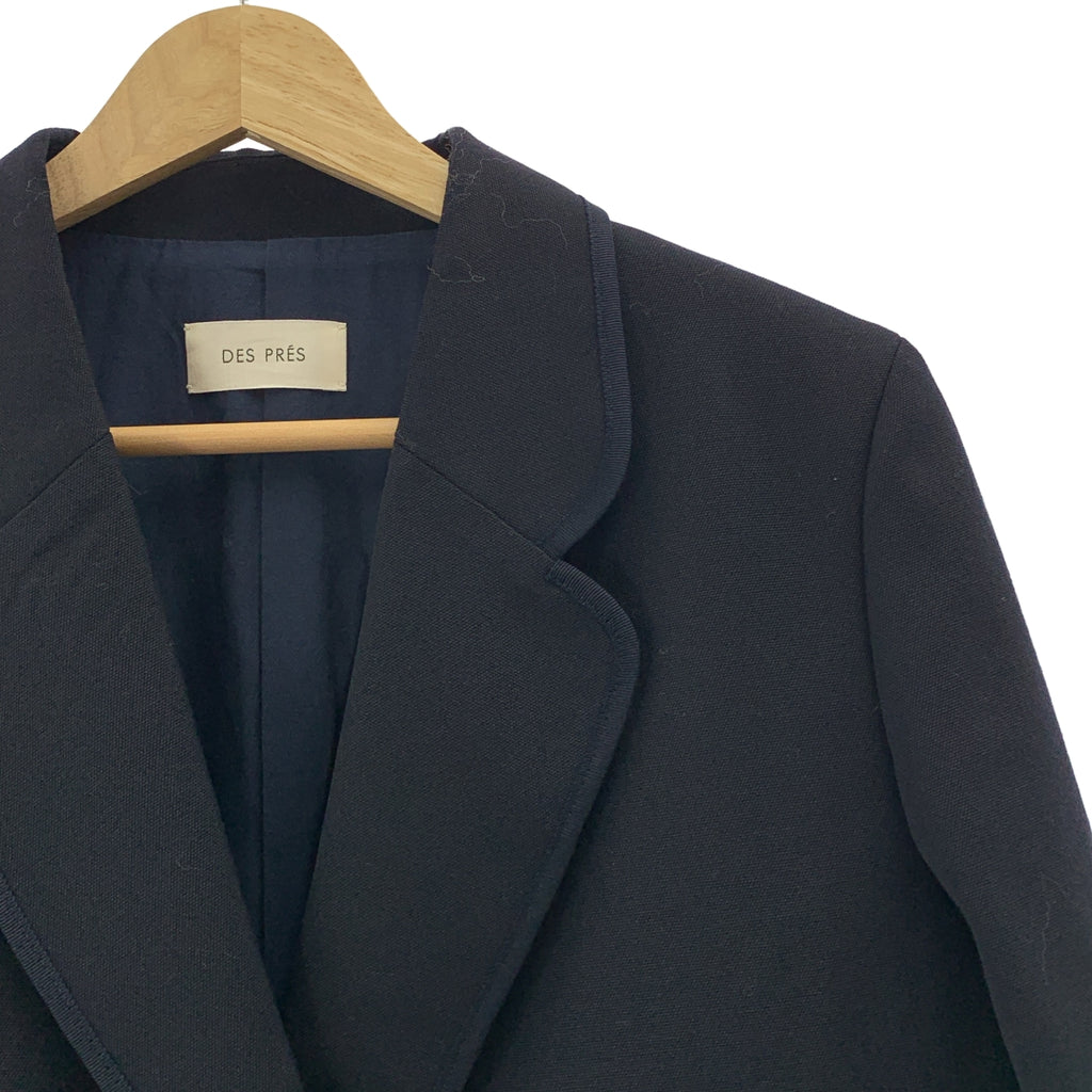 DES PRES | 硬質牛津短版羊毛外套 | F碼 | 女款