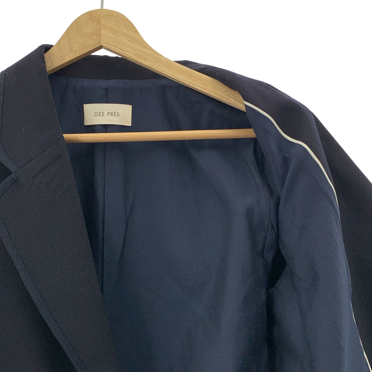 DES PRES | 硬質牛津短版羊毛外套 | F碼 | 女款