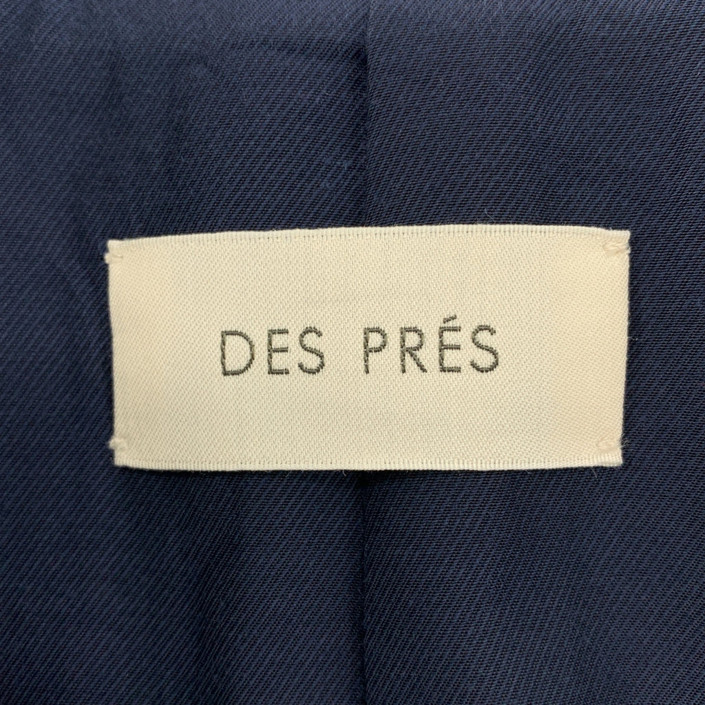 DES PRES | 硬質牛津短版羊毛外套 | F碼 | 女款