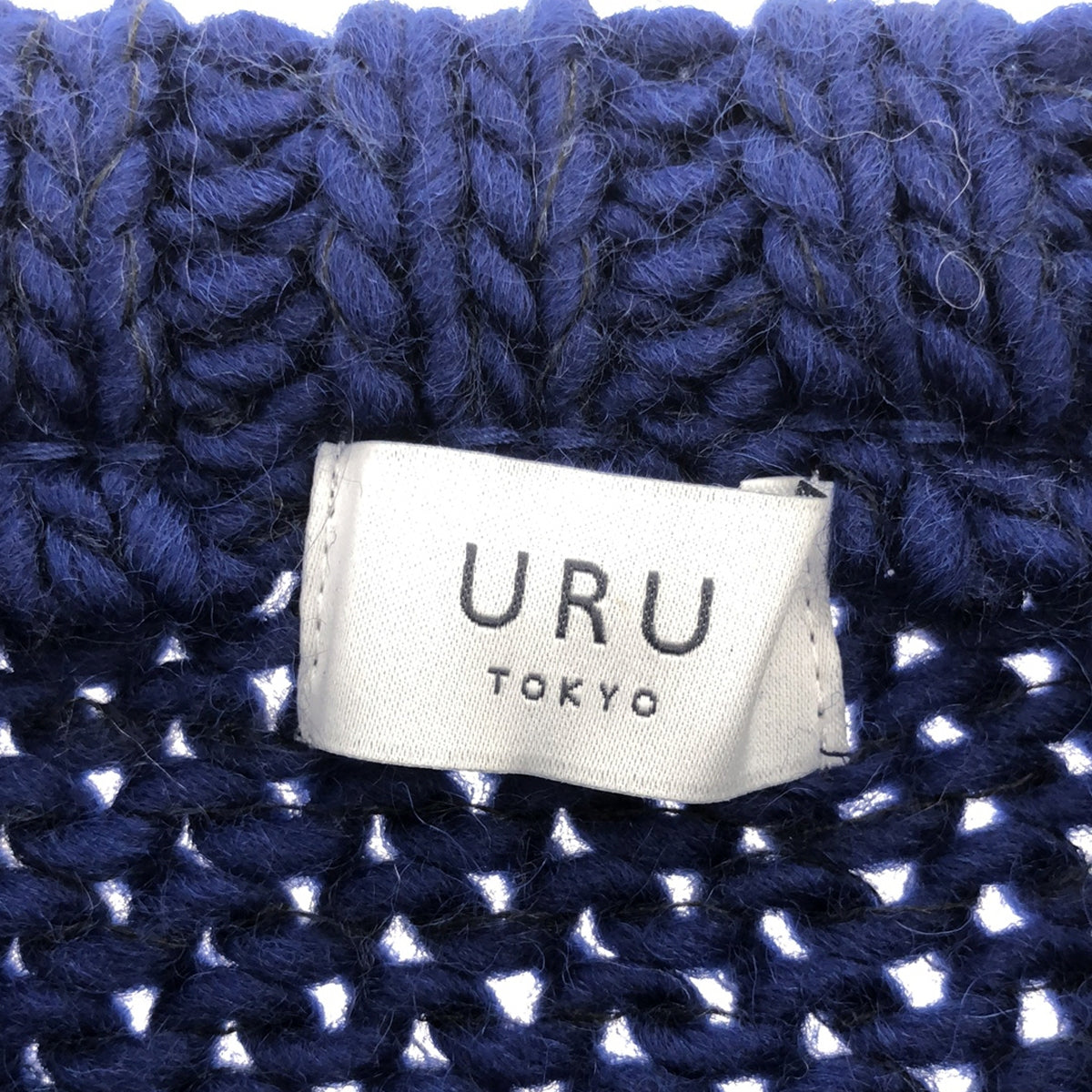 美品】 URU / ウル | 2023AW | CREW NECK KNIT グラデーションモヘア クルーネックニット | F | ブルー – KLD