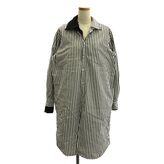 COMME des GARCONS | 2011SS | Multiple Personality Stripe Long Blouse | S | Black/White | Women's