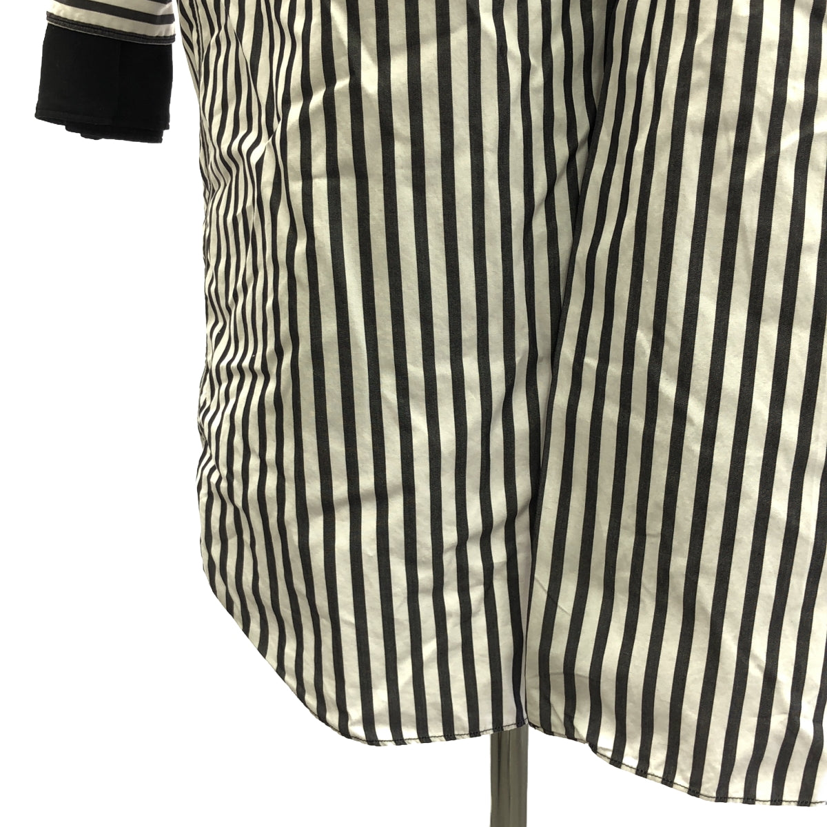 COMME des GARCONS | 2011SS | Multiple Personality Stripe Long Blouse | S | Black/White | Women's