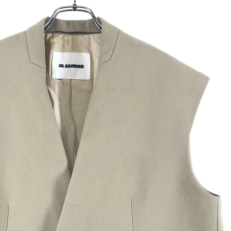 JIL SANDER / 吉爾桑德 | 2024SS | 羊毛華達呢西裝外套 背心 | 30 | 女款