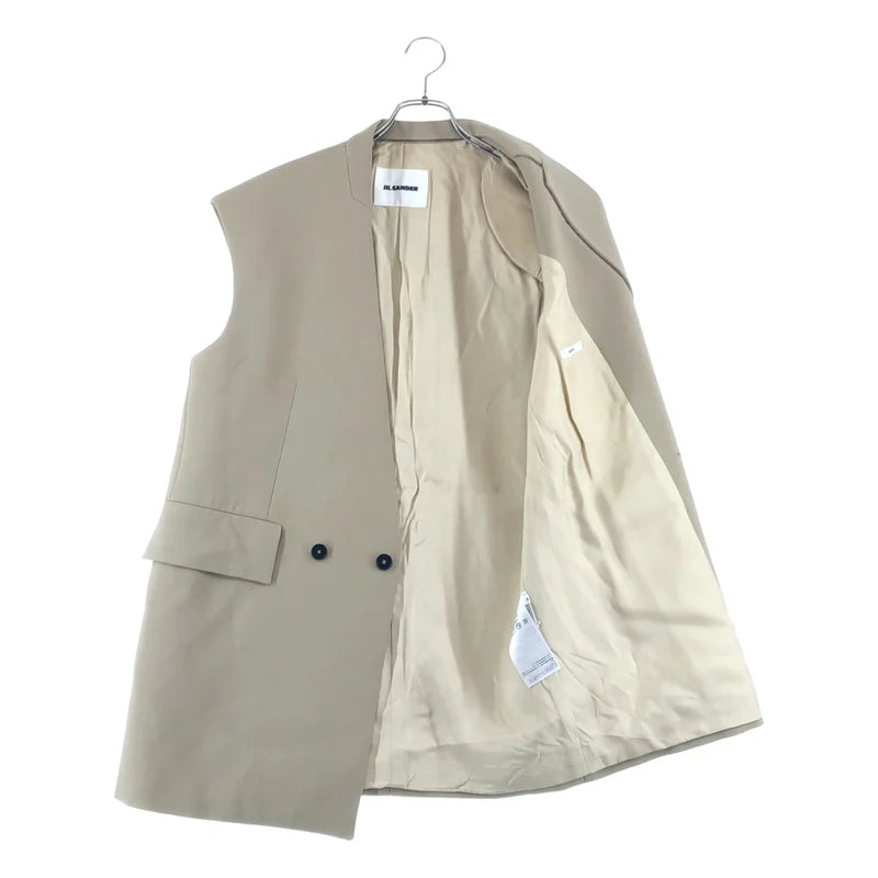 JIL SANDER / 吉爾桑德 | 2024SS | 羊毛華達呢西裝外套 背心 | 30 | 女款