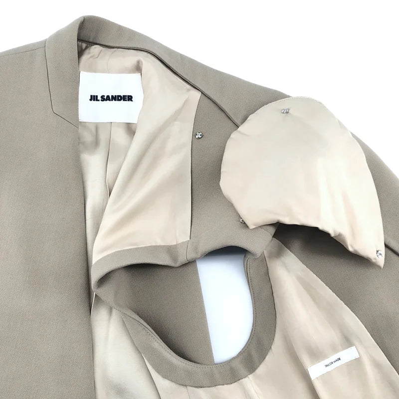 JIL SANDER / 吉爾桑德 | 2024SS | 羊毛華達呢西裝外套 背心 | 30 | 女款