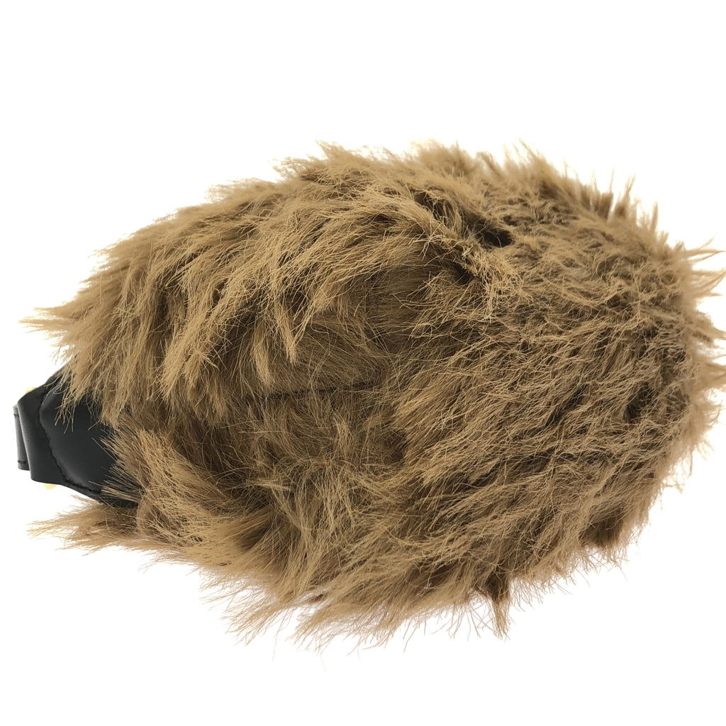 sacai | 2023AW | 小號人造毛皮兩用手拿包 |