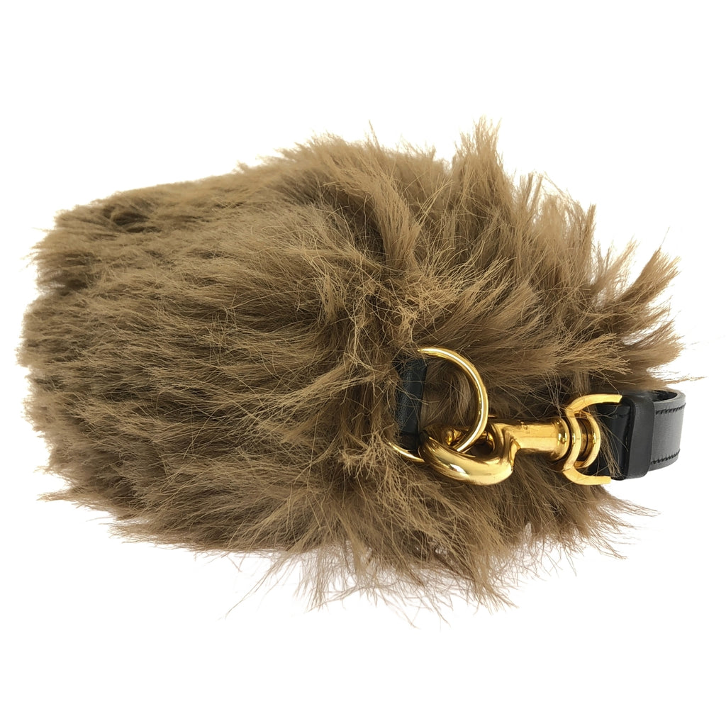 sacai | 2023AW | 小號人造毛皮兩用手拿包 |