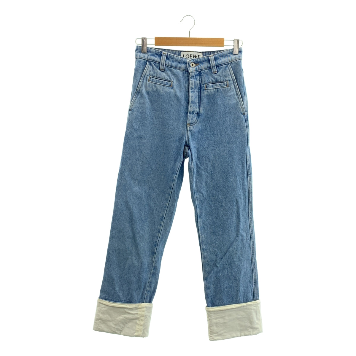 LOEWE / 로에베 | Fisherman Stonewash Jeans 피셔맨 데님 팬츠 | 32 | 여성