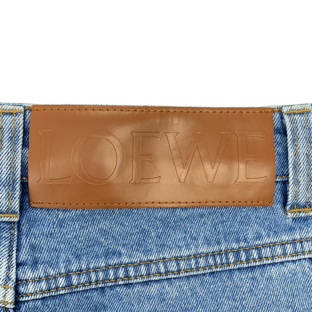 LOEWE / ロエベ | Fisherman Stonewash Jeans フィッシャーマン デニム パンツ | 32 | インディゴ | レディース