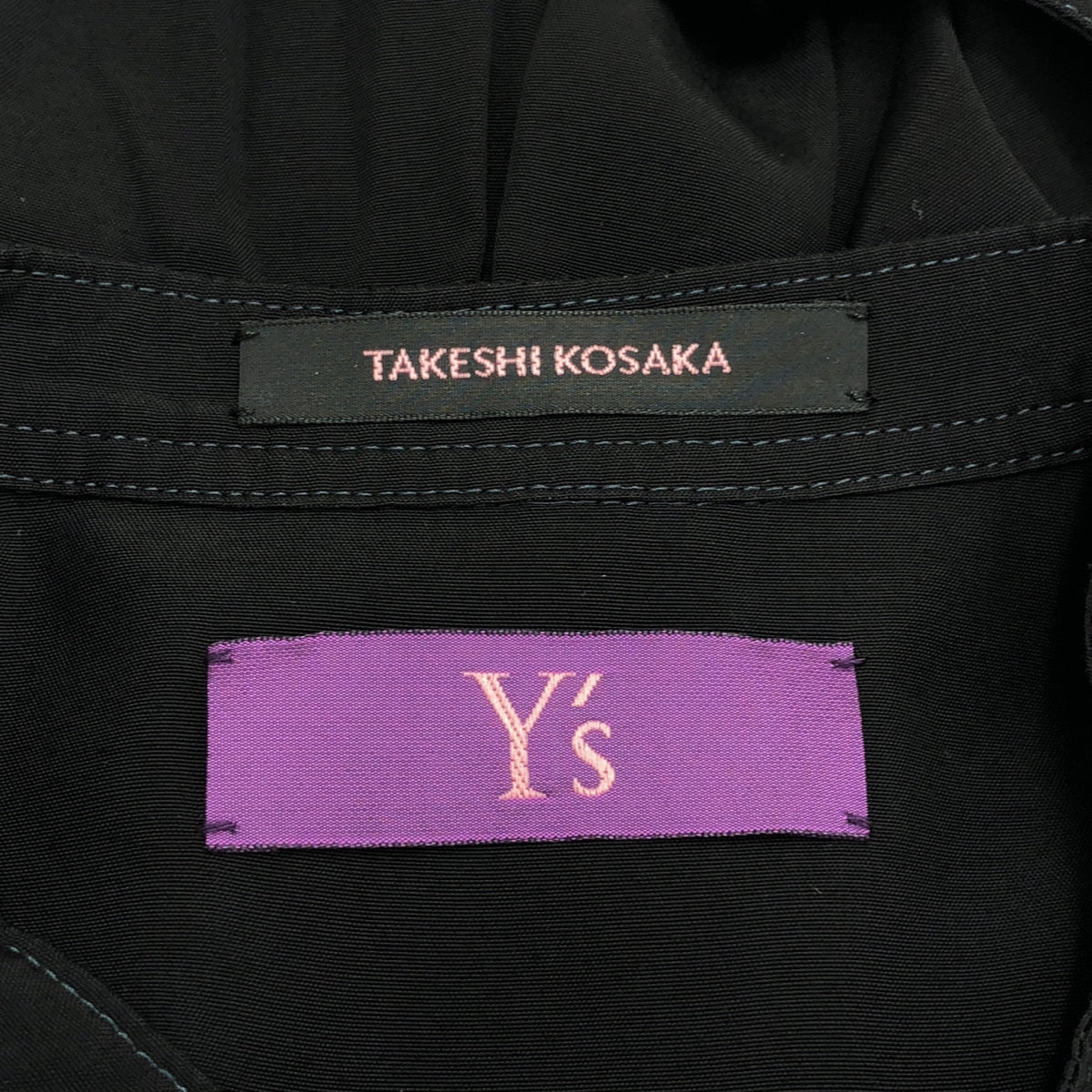 TAKESHI KOSAKA 由 Y's Pink Label | 人造絲立領襯衫裙 | 2 |
