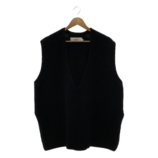 JANE SMITH | Oversized V-neck knit vest | L | Women's