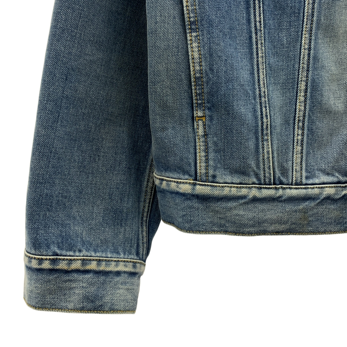 Maison Margiela / 메종 마르젤라 | 2021AW | 데미지 가공 노 컬러 데님 재킷 | 38 | 여성