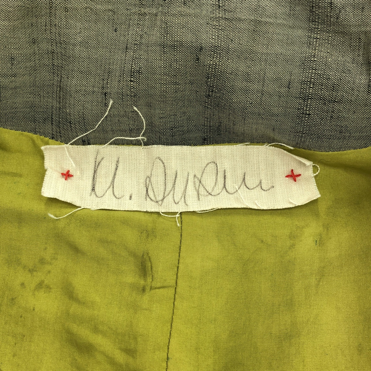 【美品】  m.a+ / エムエークロス | HORSE LEATHER / SILK CREPE LINING / レザー ジャケット / 総裏地 | 40 | gray | レディース