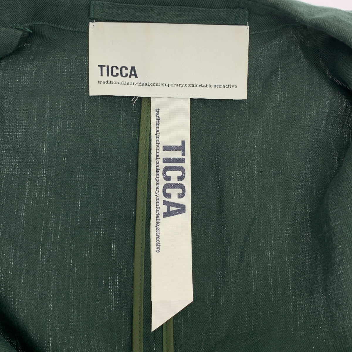 TICCA / ティッカ | リネン ダブルブレスト テーラードジャケット | 1 | レディース