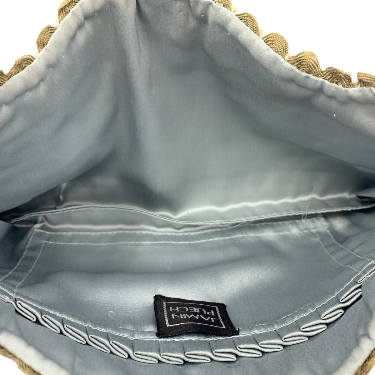 JAMIN PUECH / 자만 피에쉬 | 가죽 엠브로이드 핸드백 | 그레이지 | 여성