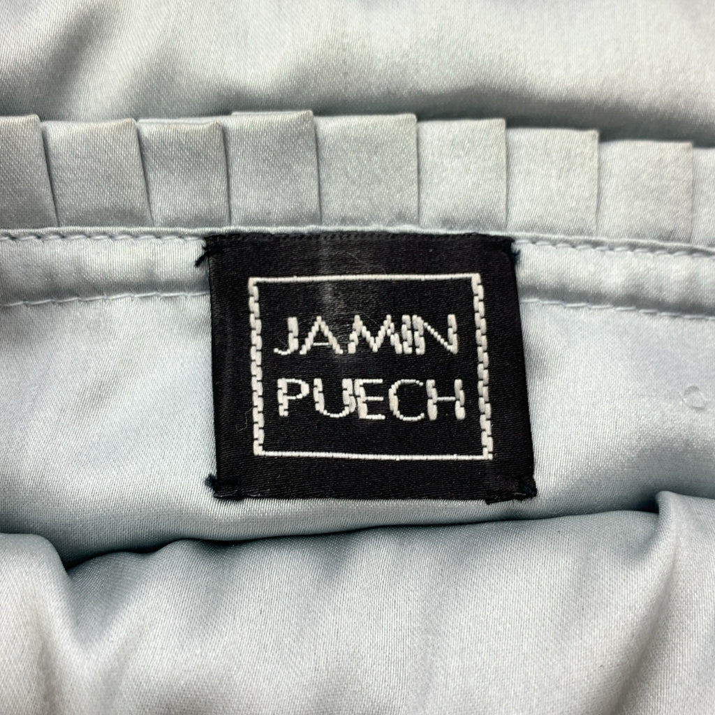 JAMIN PUECH / ジャマンピエッシュ | レザー エンブロイダリー ハンドバッグ | グレージュ | レディース