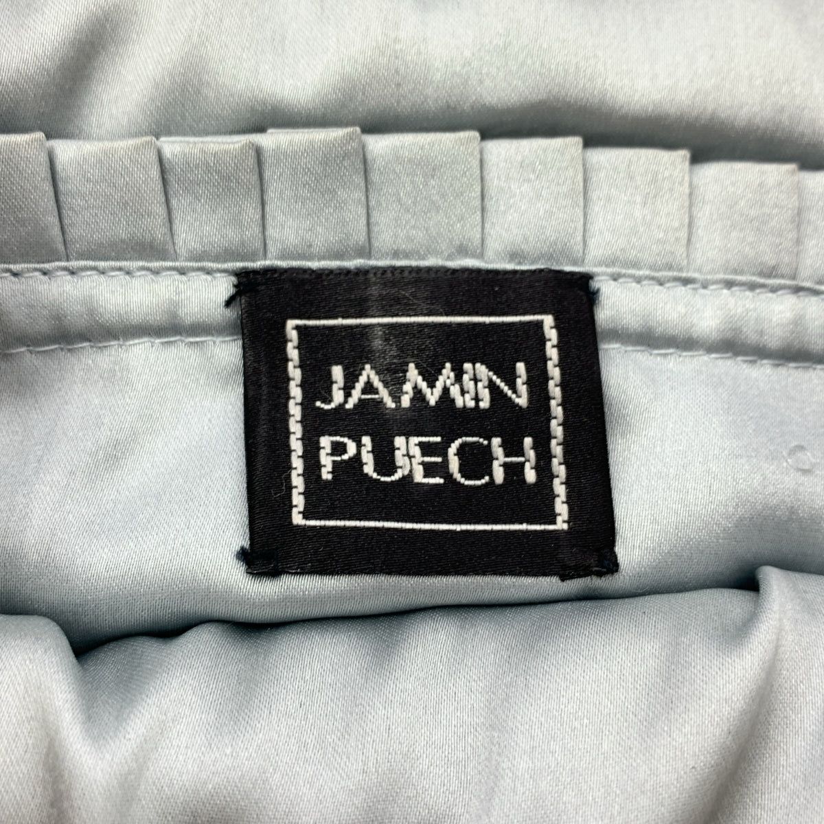 JAMIN PUECH / ジャマンピエッシュ | レザー エンブロイダリー ハンドバッグ | グレージュ | レディース