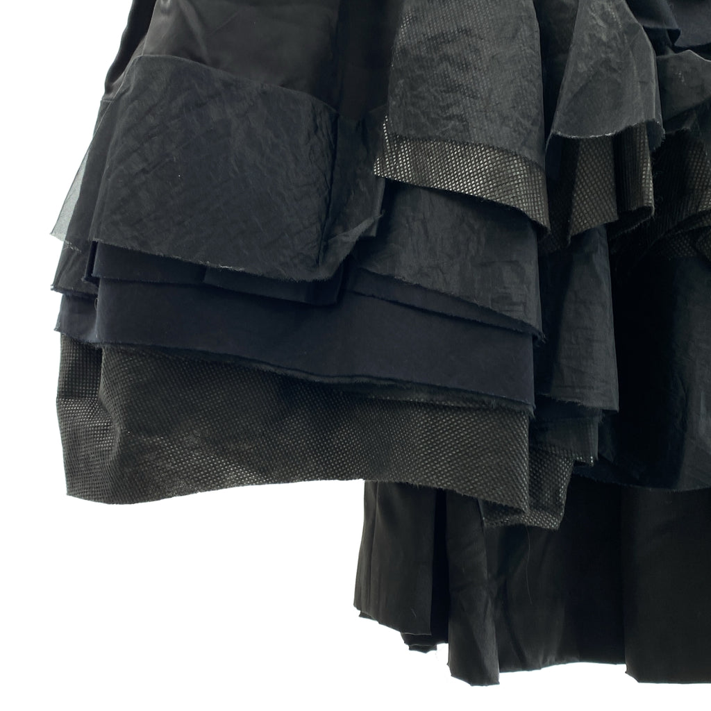 COMME des GARÇONS | 荷葉邊裝飾抽繩褶皺蓬鬆半身裙 / 全襯裡 |