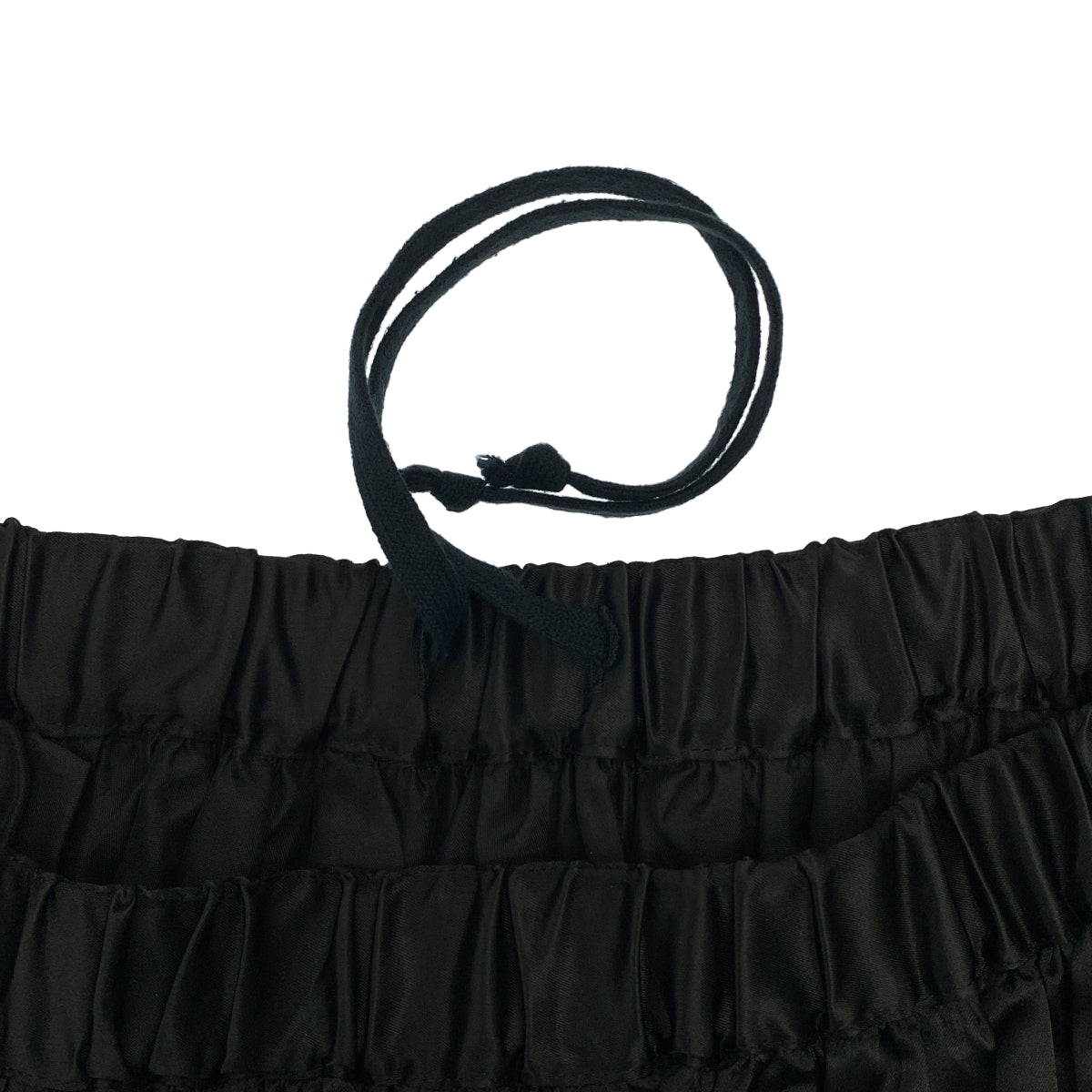COMME des GARÇONS | 荷葉邊裝飾抽繩褶皺蓬鬆半身裙 / 全襯裡 |