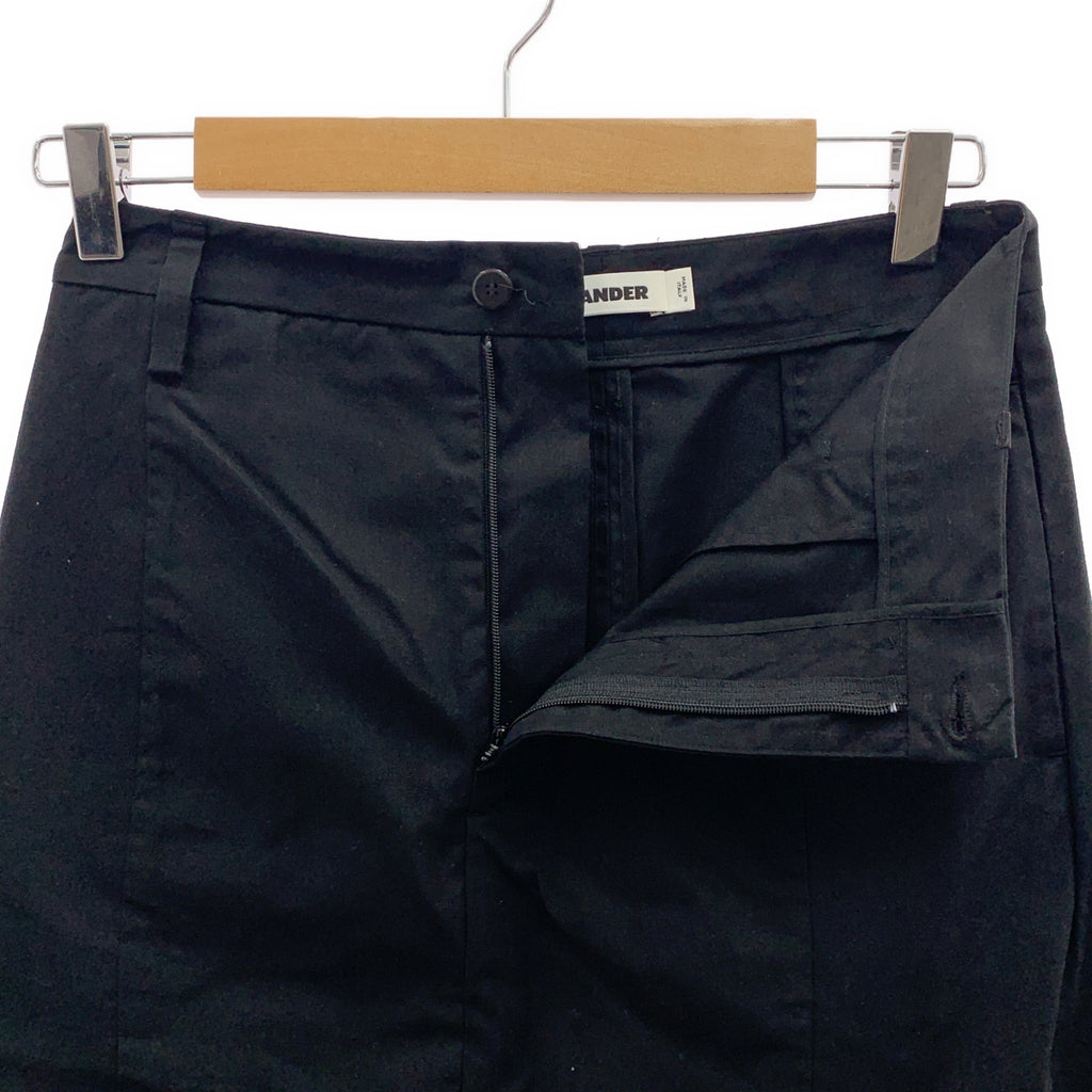 JIL SANDER / 질산더 | by RAF SIMONS / 코튼 실크 롱 스커트 | 32 | 블랙 | 여성