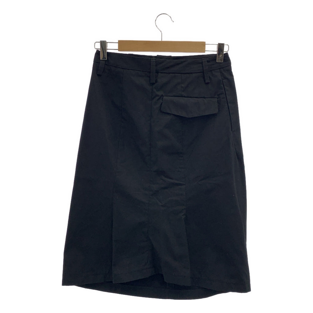 JIL SANDER / 질산더 | by RAF SIMONS / 코튼 실크 롱 스커트 | 32 | 블랙 | 여성